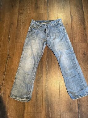 Flypaper Men's Relaxed Light Blue Denim Jeans